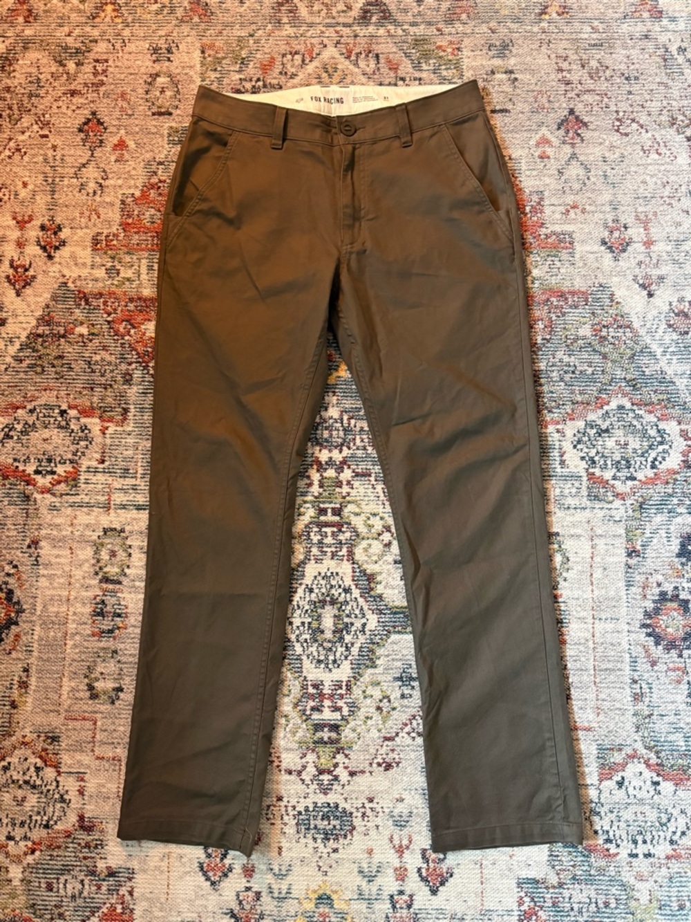 Fox Olive Green Men's Chino Pants